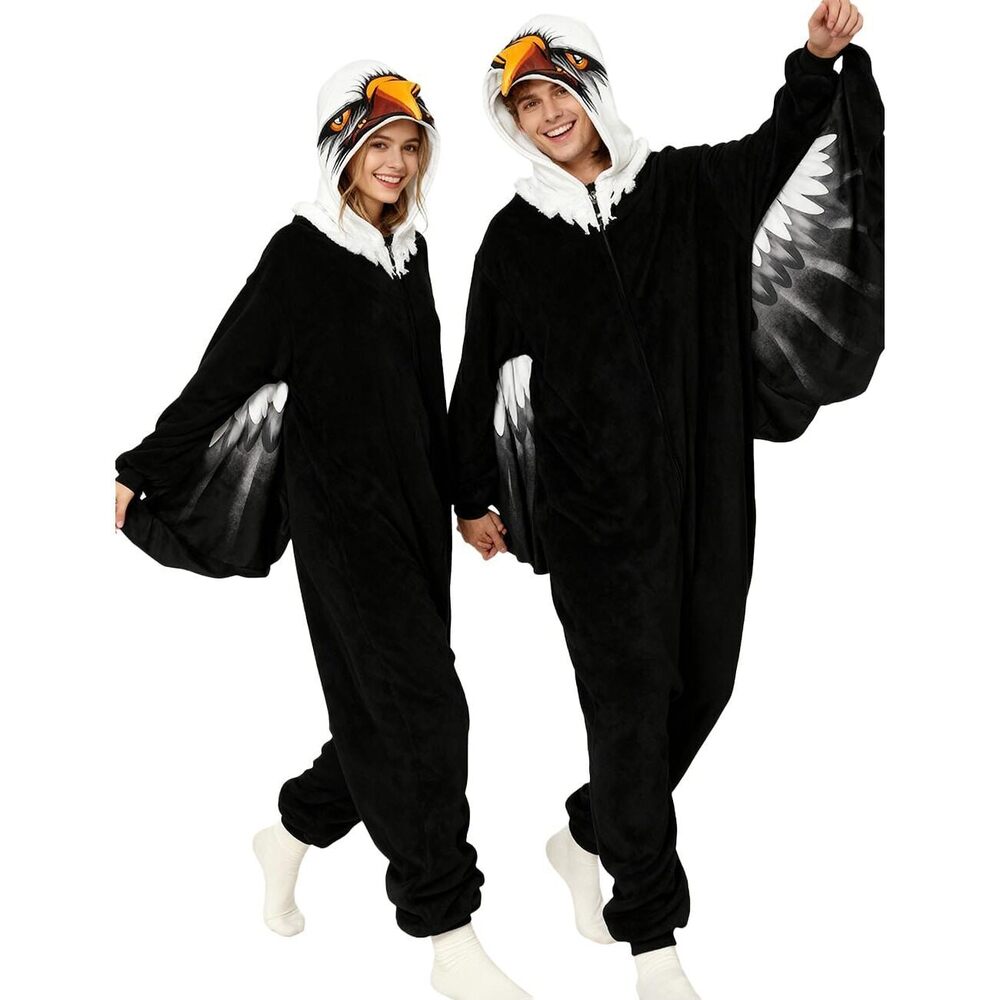 8423 Shark Moth Crow Onesie Adult, Halloween Costumes Cosplay
